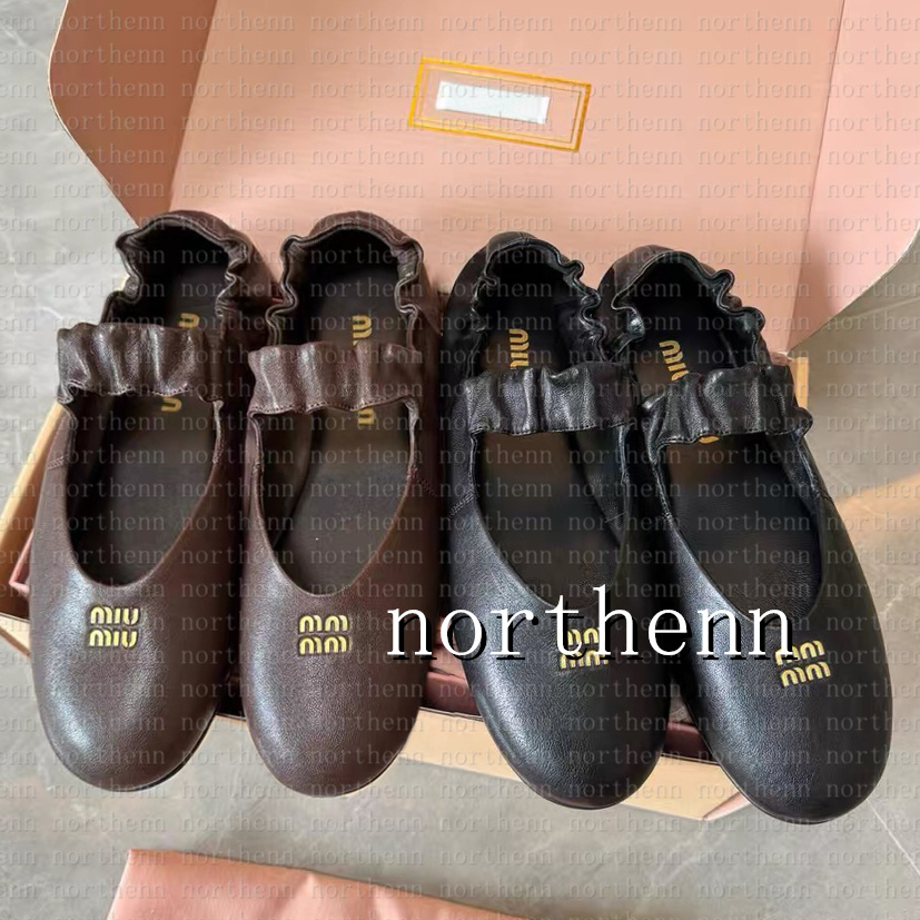 2026 Paris designer suede shoes Ballet Flats Ballet Shoes Women brands Quilted Slip on Ballerina Round Toe Ladies Dress leather sofa Shoes