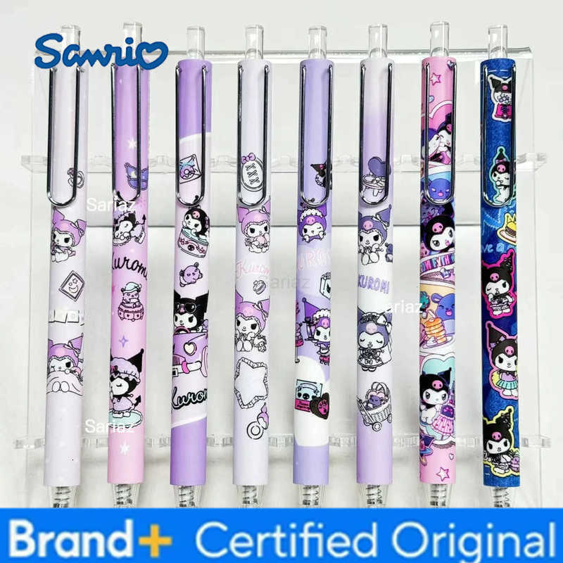 Sanrio New Kuromi Press Gel Pen Cute Student Writing Pen Learning Stationery ChildrenS Gift H251231