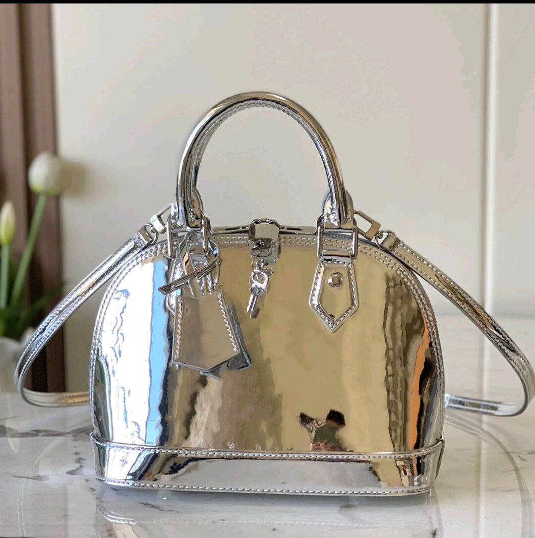 Shoulder Bags Miroir Leather nano bag Shoulder Bag for Women Handbag Fashion Crossbody Bags Vintage Underarm Bag Square Satchel tote Ladies Handbag