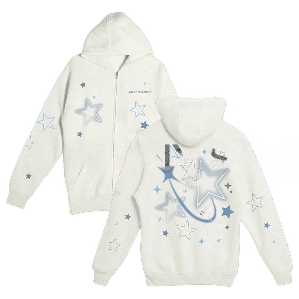 Freya Skye Silent Treatment 3D Print Zip Up Women/Men Hoodie Sweatshirt Harajuku Streetwear Hip Hop Zipper Hooded Jacket