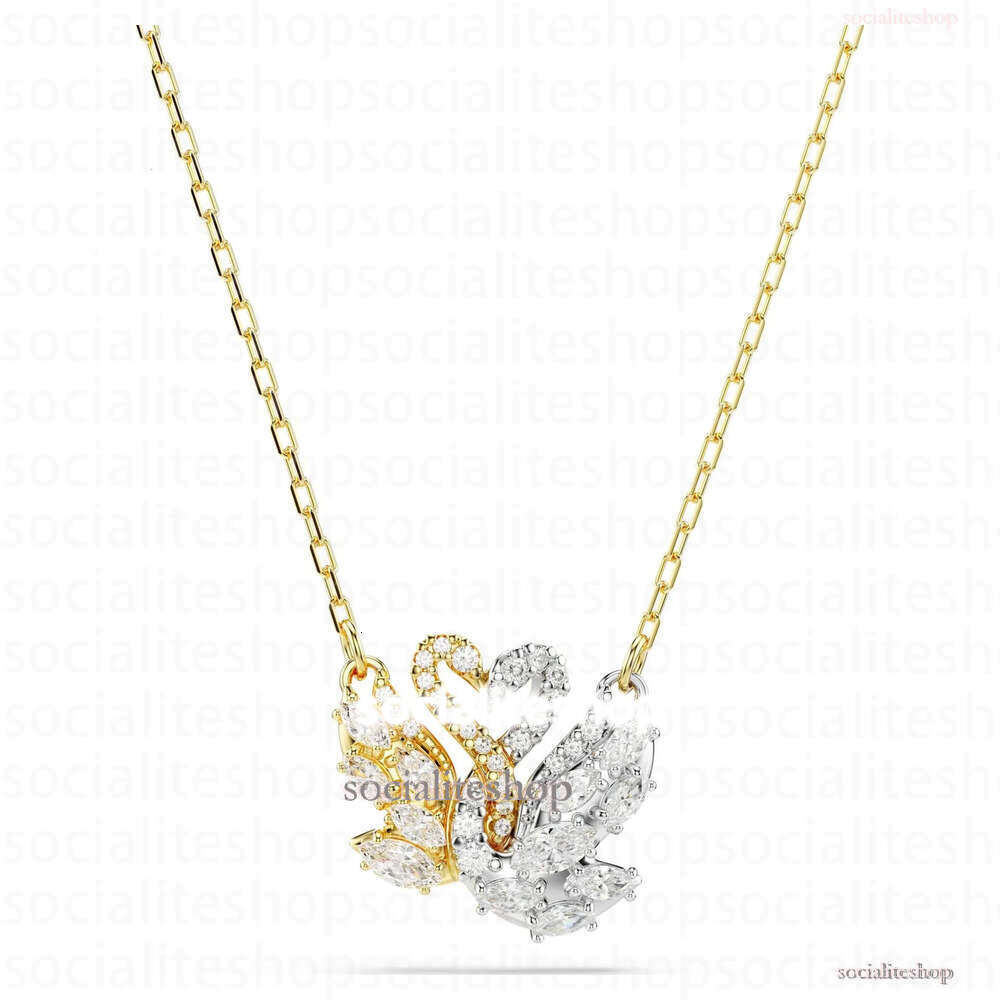 Swarovskilys Necklace Designer Jewlery Luxury Bracelet Women High Quality Elliptical Arved Water Diamond Charm Fashion Swarovskilys Jewelery Braclet E83