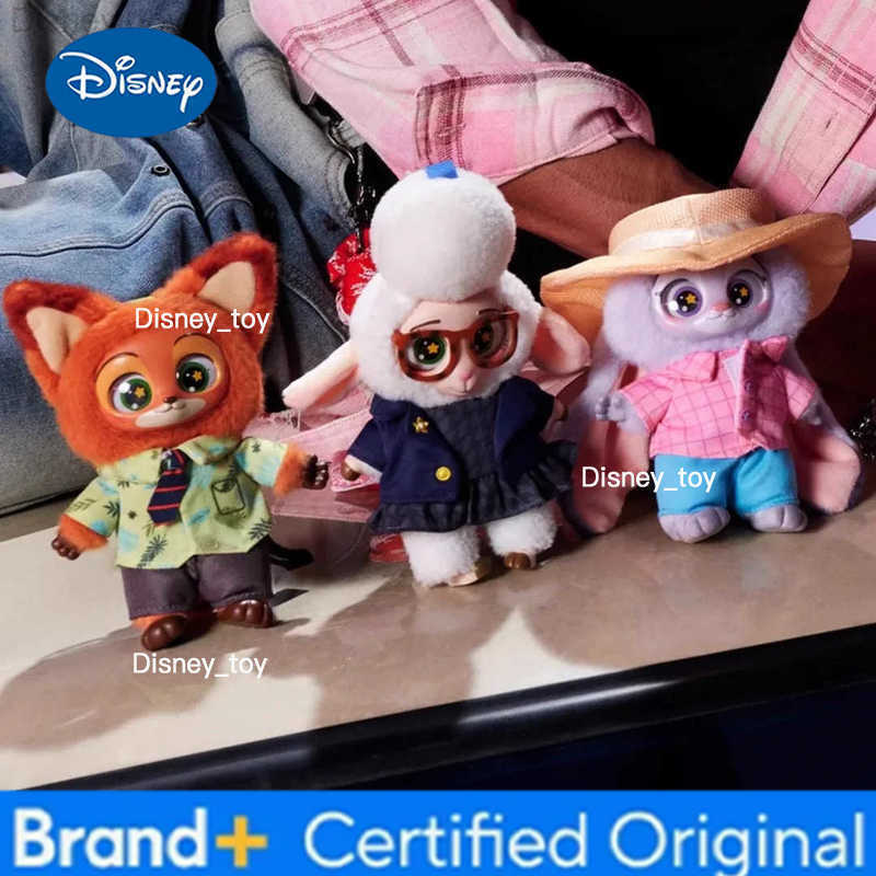 Disney Zootopia Blind Box Cute Nick Judy Action Figure Plush Vinyl Doll Mystery Box Anime Figures Cartoon Collection Model Toy H25123111112