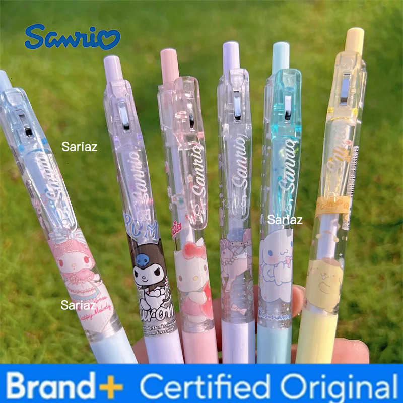 Sanrio latest limited edition set 6 pieces school supplies gifts for boys and girls black quick drying and smooth gel pen H251231111