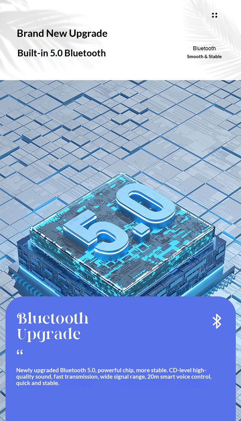 BLUETOGLASSES Smart Audio Sunglasses, Open-Ear Bluetooth 5.3 Glasses for Music & Calls, HD Stereo, Blue Light Protection, Wayfarer Style