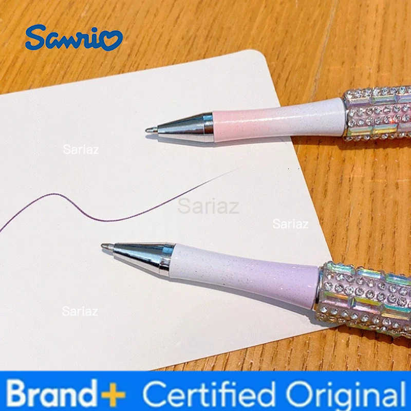 Sanrio Plush Rotating Neutral Pen Cute and Fun Girl Writing Smooth Neutral Pens Student stationery and office supplies Girl Gift H251231