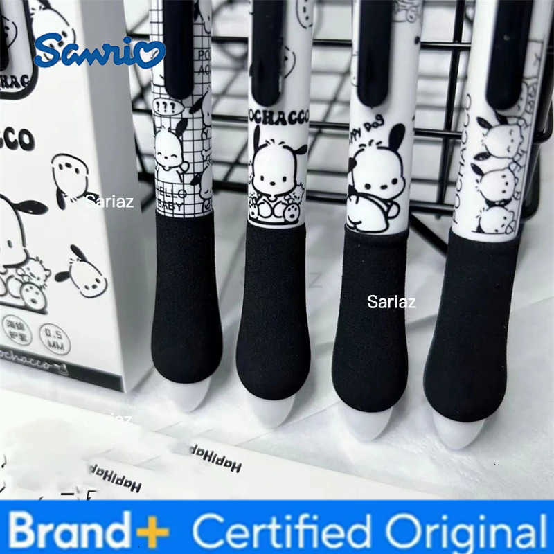 Sanrio 4pcs Pochacco Gel Pen Set Quick-drying 05 Ballpoint Pens Cute Cartoon Press A Gel Pen Stationery Students Supplies H251231