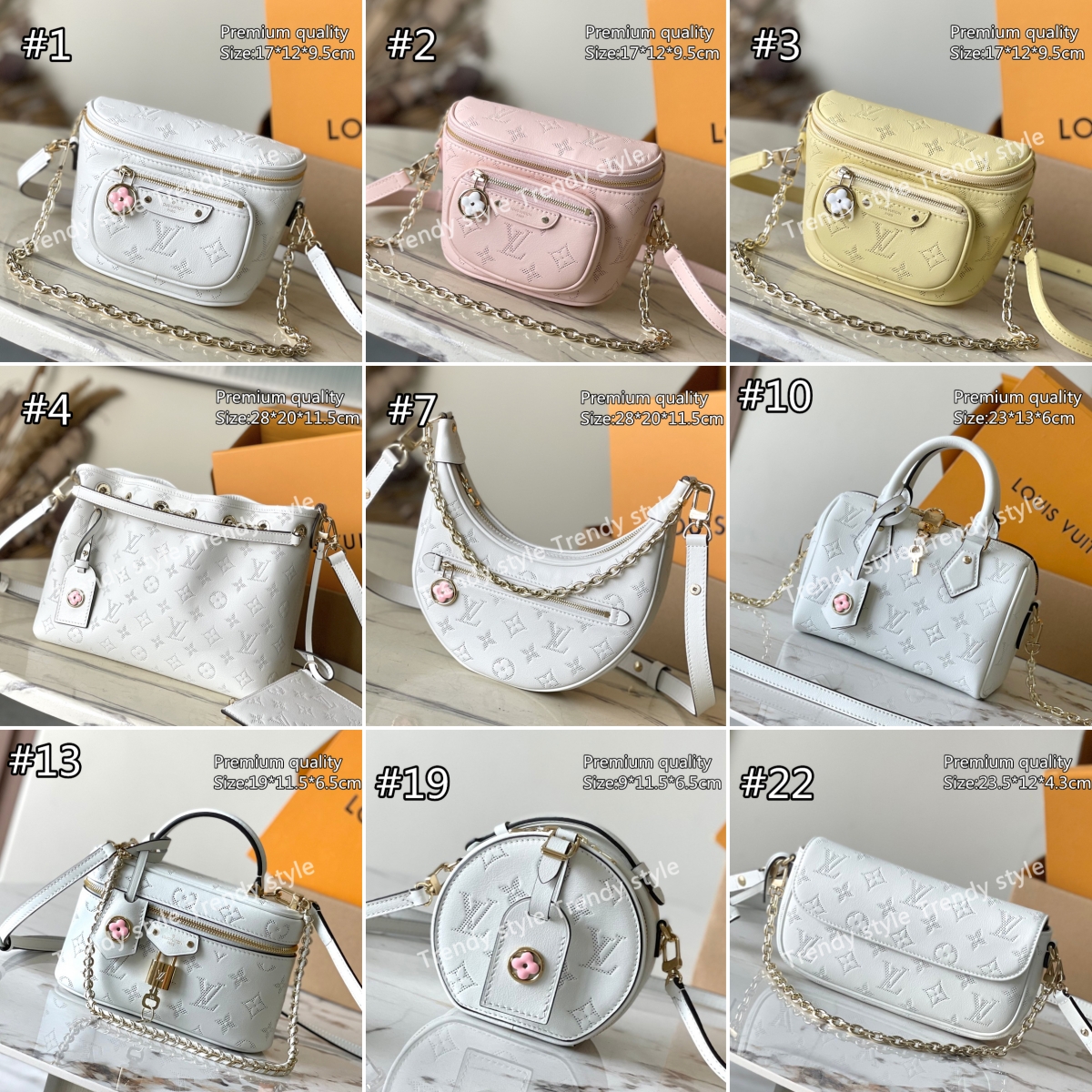 Premium Quality 2025 NEW Leather Handbag Designer Bags Outfit Different Models