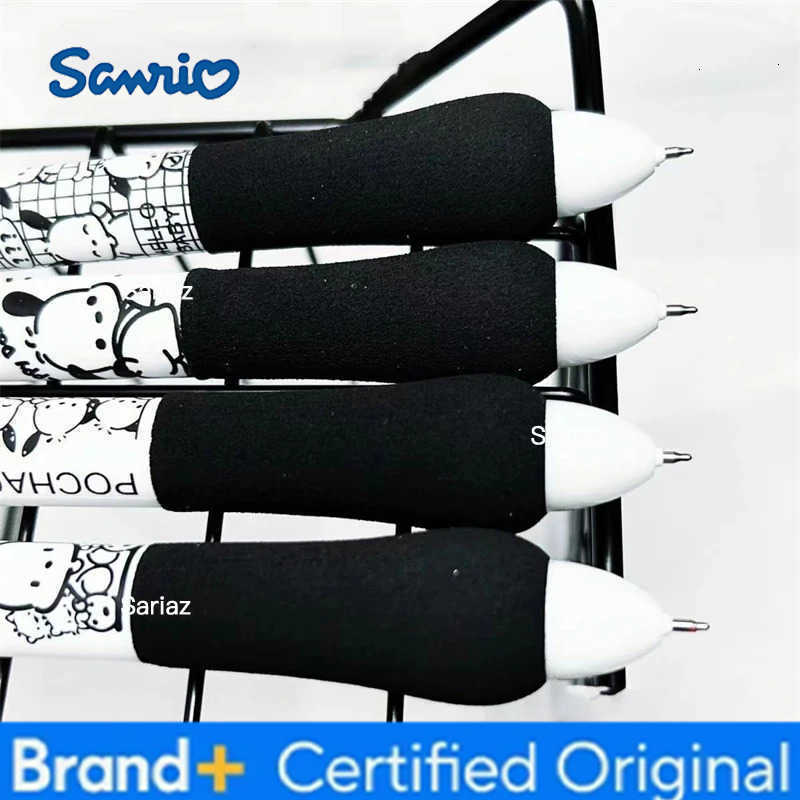 Sanrio 4pcs Pochacco Gel Pen Set Quick-drying 05 Ballpoint Pens Cute Cartoon Press A Gel Pen Stationery Students Supplies H251231