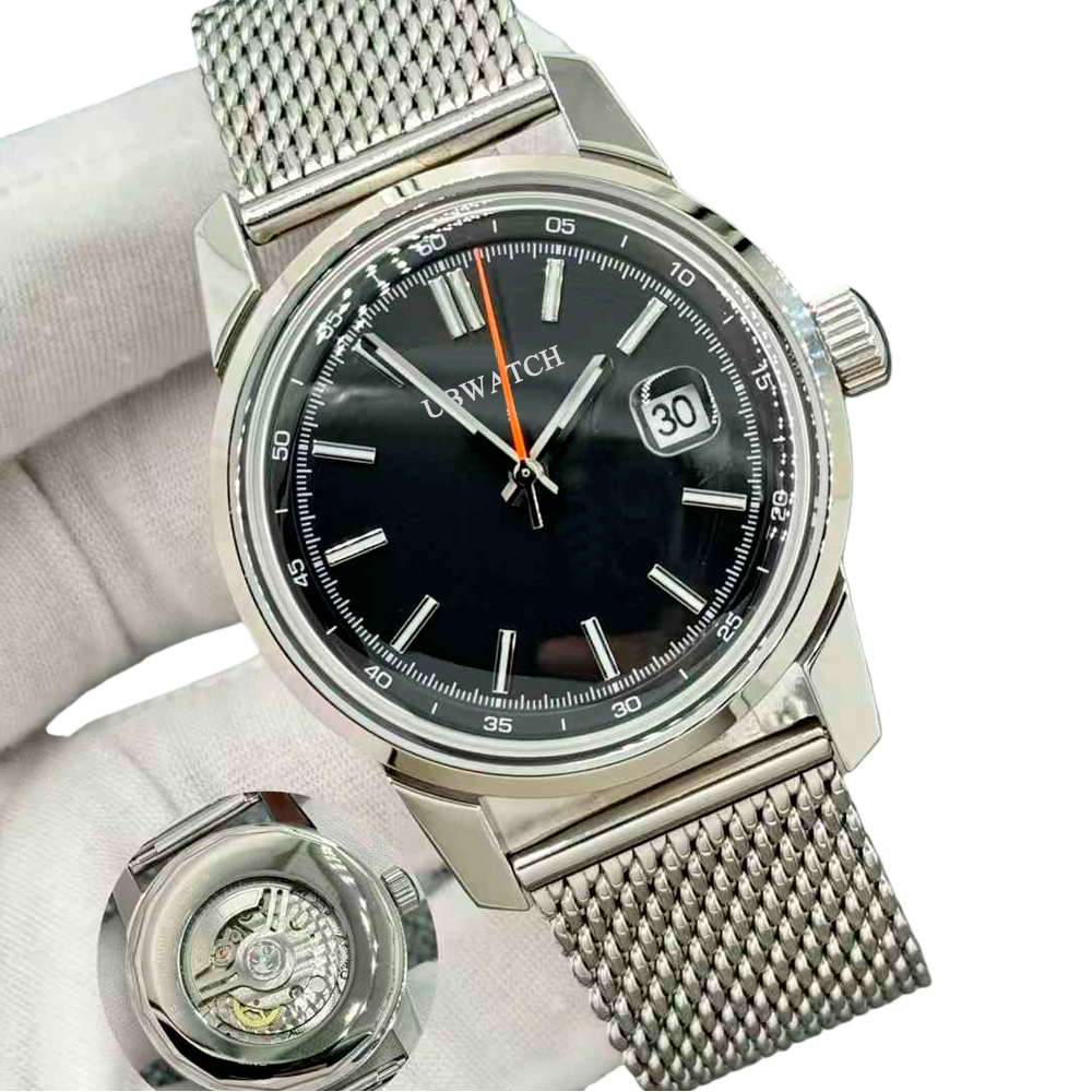 jason007 Luxury B1 Top Time B31 38mm Automatic Mechanical Glass Back Stainless Steel Mens Watches Stainless Steel shelby cobra