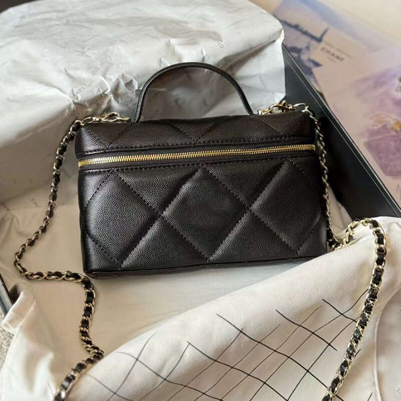 Designer Crossbody Bags Yellow Handbags Cosmetic Bag Makeup Bag New Totes Ladies Chain Shoulder Bag Real Leather