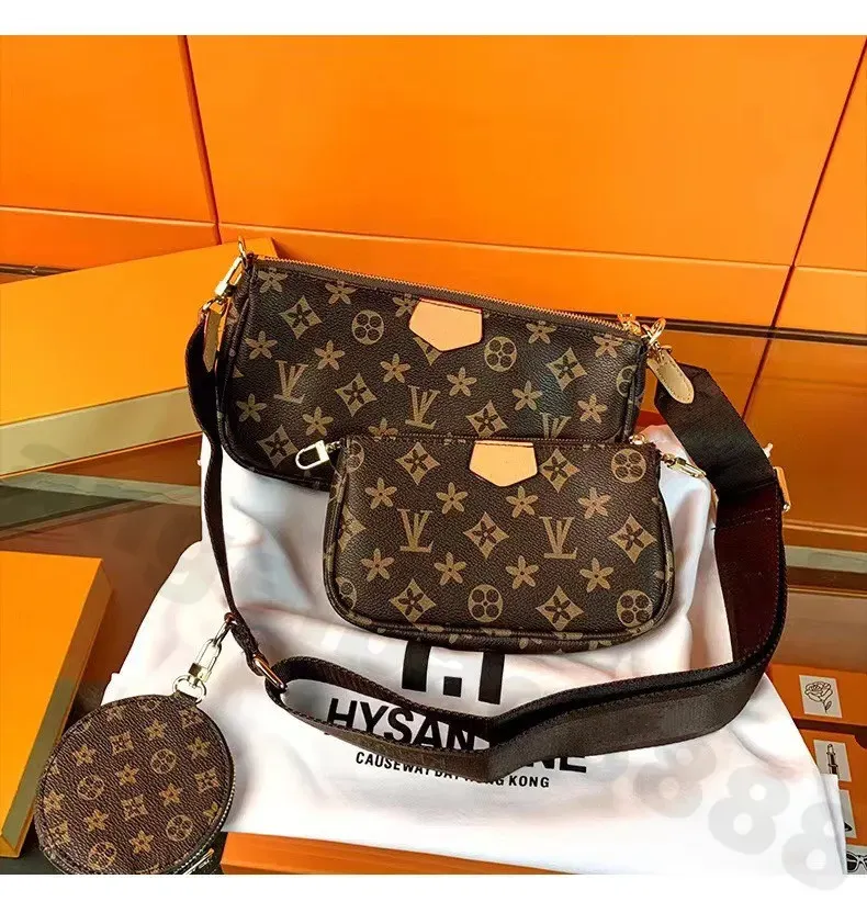 Designer purse women shoulder bags luxury handbag accessories crossbody bag mini Baguette borse coin purse sling bag embossed bag black sac a main dicky0750 PRPU