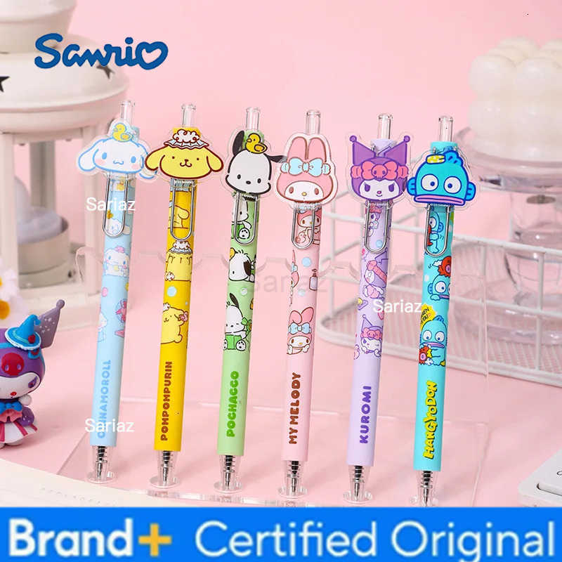 Sanrio 36pcs New Family Acrylic Patch Press Pen High Appearance St Press Neutral Pen Quick Drying Student Specific Wholesale H251231