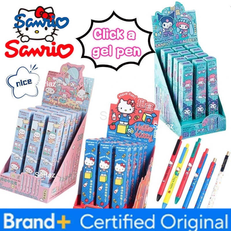 Sanrio my melody hello kitty kuromi pochacco creative press gel pen cartoon cute blind box pen student writing brush special pen H251231