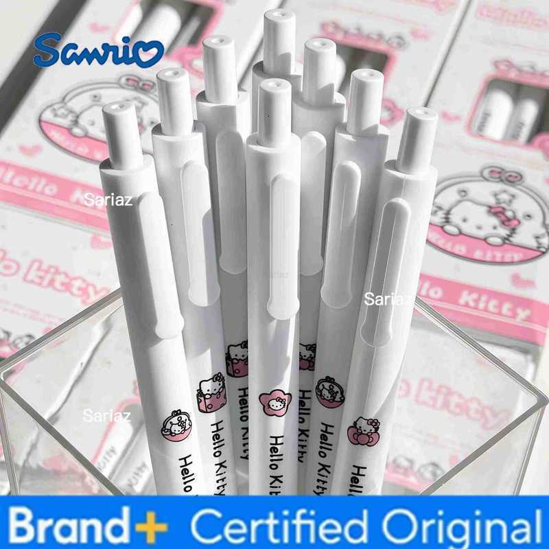 Sanrio 4Pcs/Set Hello Kitty Kawaii Gel Pens High - Value Cute Design Press - Type Writing Pens H251231