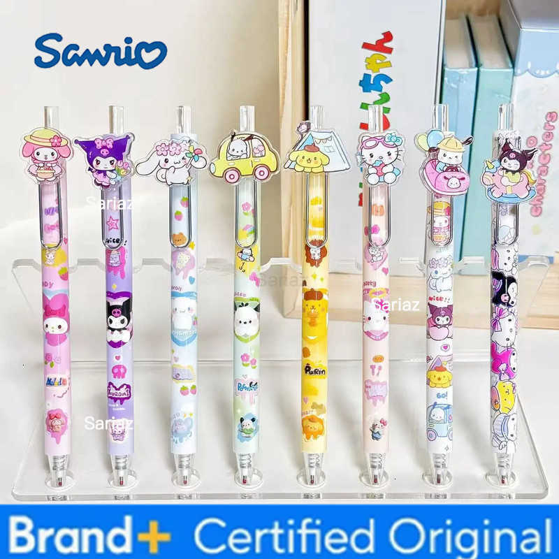 Sanrio 20pcs New Patch Gel Pen Cartoon Cute Melody Hangyodon Press Neutral Pen Student Stationery ChildrenS Gift H251231