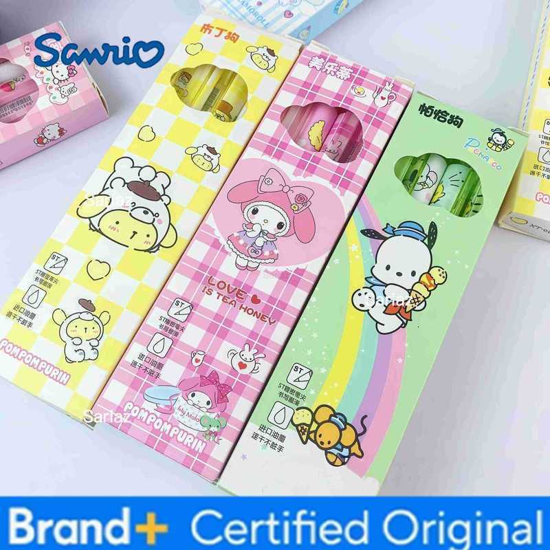 Sanrio 6 models a total of 24 4 Pcs/set limited edition high quality ST black 05mm gel pen kawaii stationery school office supplies H251231