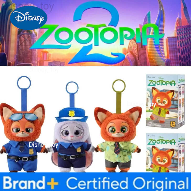 Disney Zootopia New Blind Box Cute Nick Judy Figure Plush Vinyl Doll Mystery Box Anime Figures Cartoon Collection Christmas gift H251231