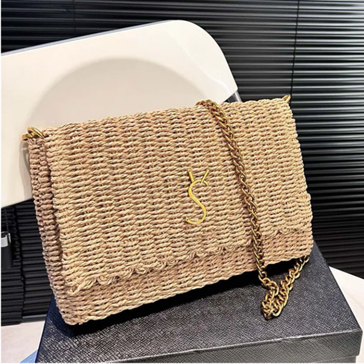 5a Luxury Designer Beach Bag Straw Tote Bag Shoulder bag Women Raffias Large Icare Maxi Woven Hand-Embroidered Bag High Quality Capacity Totes Shopping Bag Purse