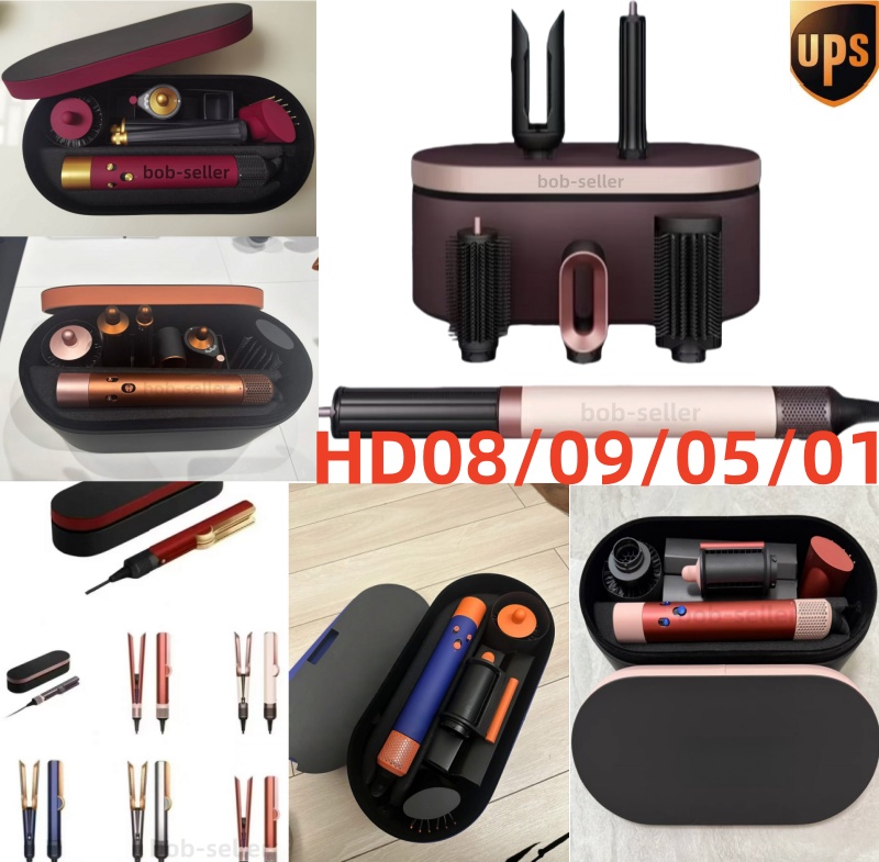 Hair straightener hair care and styling tool dry and wet dual-use 7-in-1 silent Curling Hair dryer hair salon multi-functional curly hair dryer for home and travel