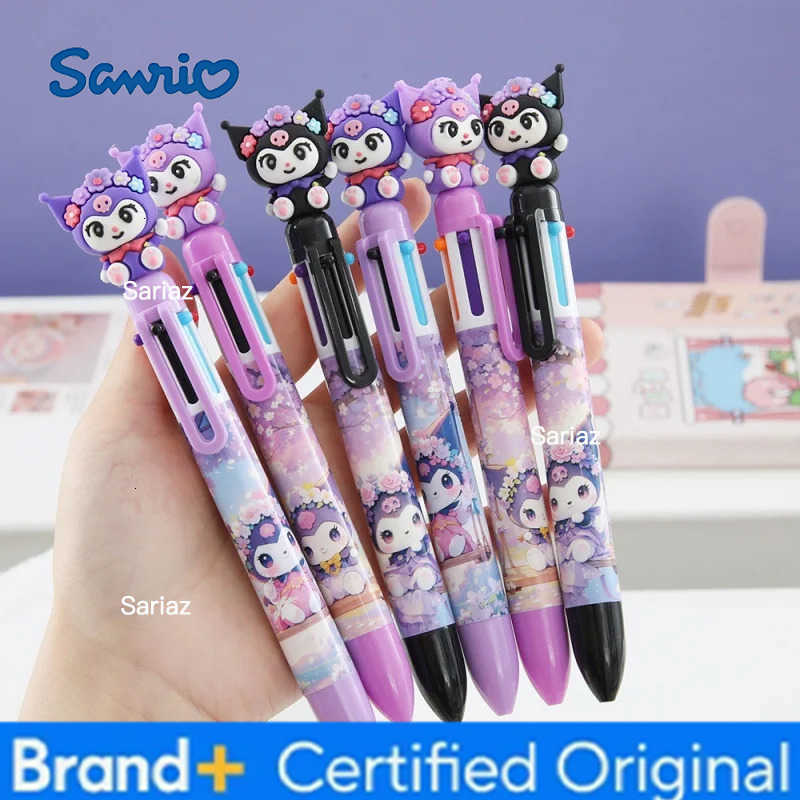 Sanrio 18/36pcs Kuromi 6 colors Ballpoint Pen Cute Press Ball Pens School Office Writing Supply Stationery Gift H251231