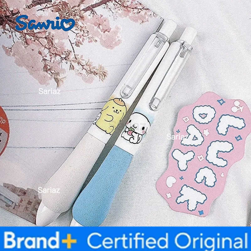 Sanrio Limited Sponge Pen Cute Cartoon Kuromi Cinnamoroll Melody Hello Kitty Pompompurin Student Quick Dry Click Black Pen New H251231