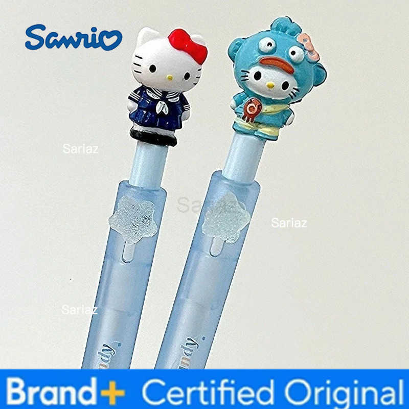 Sanrio Kawaii Hello Kitty Star Press Pen Cartoon 05mm Black Ink Pen Anime Office Supplies Students Stationery Gifts for Girls H251231