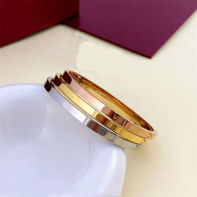 Brand Love Bracelet Classic 4mm Narrow Edition Screwdriver Bracelet Fashion 18k Gold Designer Bracelet Luxury Jewelry for Men and Women