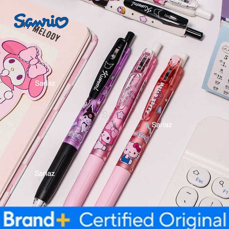Sanrio Hello Kitty Kuromi Melody 05mm Mechanical Pen Set Student Stationery Refill Lead Automatic Pen Students Girls Gifts H251231