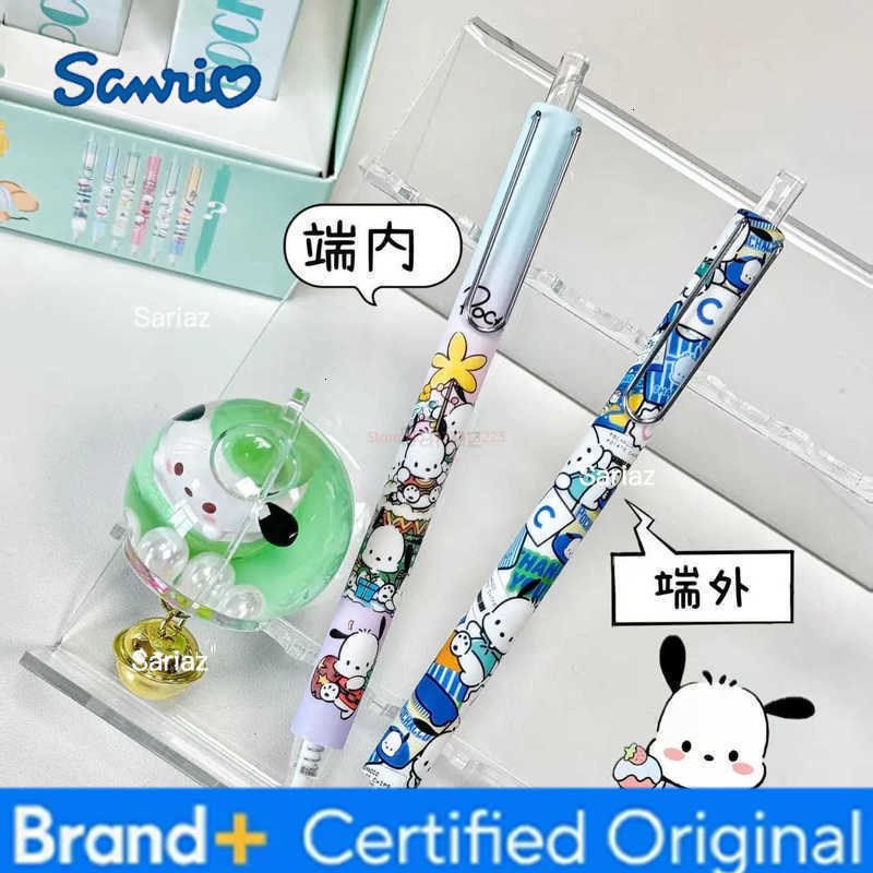Sanrio 24pcs New Pochacco Gel Pen Cartoon Cute Student Writing Pen Stationery 05mm Black Press Neutral Pen ChildrenS Gift H251231