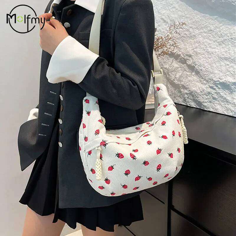 Strawberry Bags for Women Fashion Shoulder Handbag Sweet Crossbody Traveacation Women's Bag Dropshipping