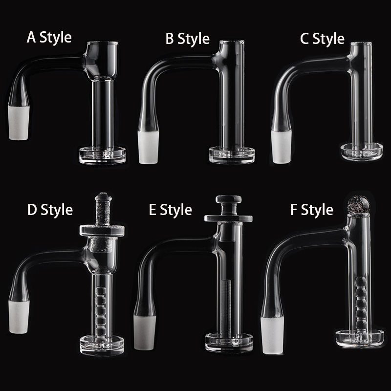 Full Weld Beveled Edge 4mm bottom Terp Slurper Control Tower Quartz Banger 10mm 14mm 18mm 20mmOD