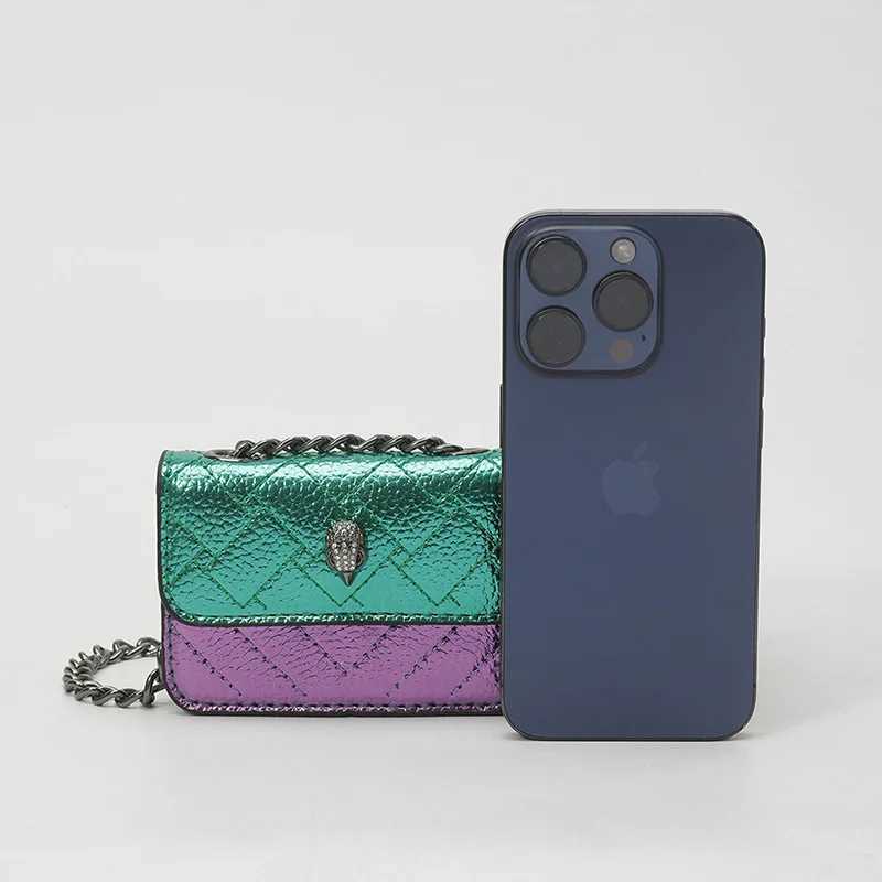 Fem Mini Bag Rhbus Embroidery Chain Small Square Bag Small Bag Crossbody Bag for Ladies Purse Y250630