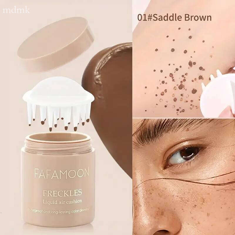 Bionic Vivid Pen, Soft Brown Stamp Air Cushion Freckle Removal Makeup Waterproof Spot Dot Facial Body Painting Pen X250701