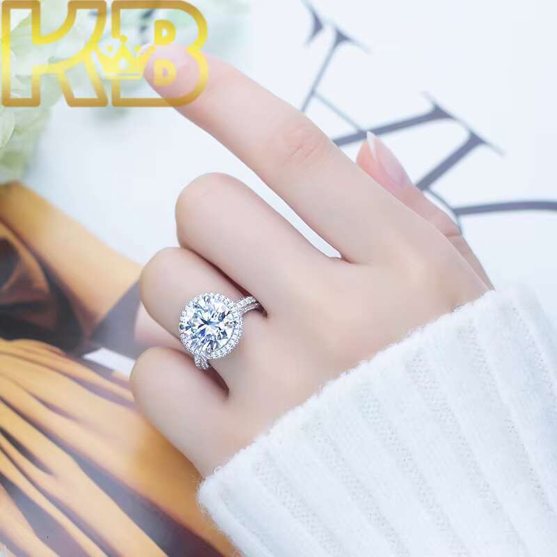 Lab Created Diamond Eternity Band Silver 925 Round Cut Alternative Affordable Wholesale Jewelry for Wedding Anniversary