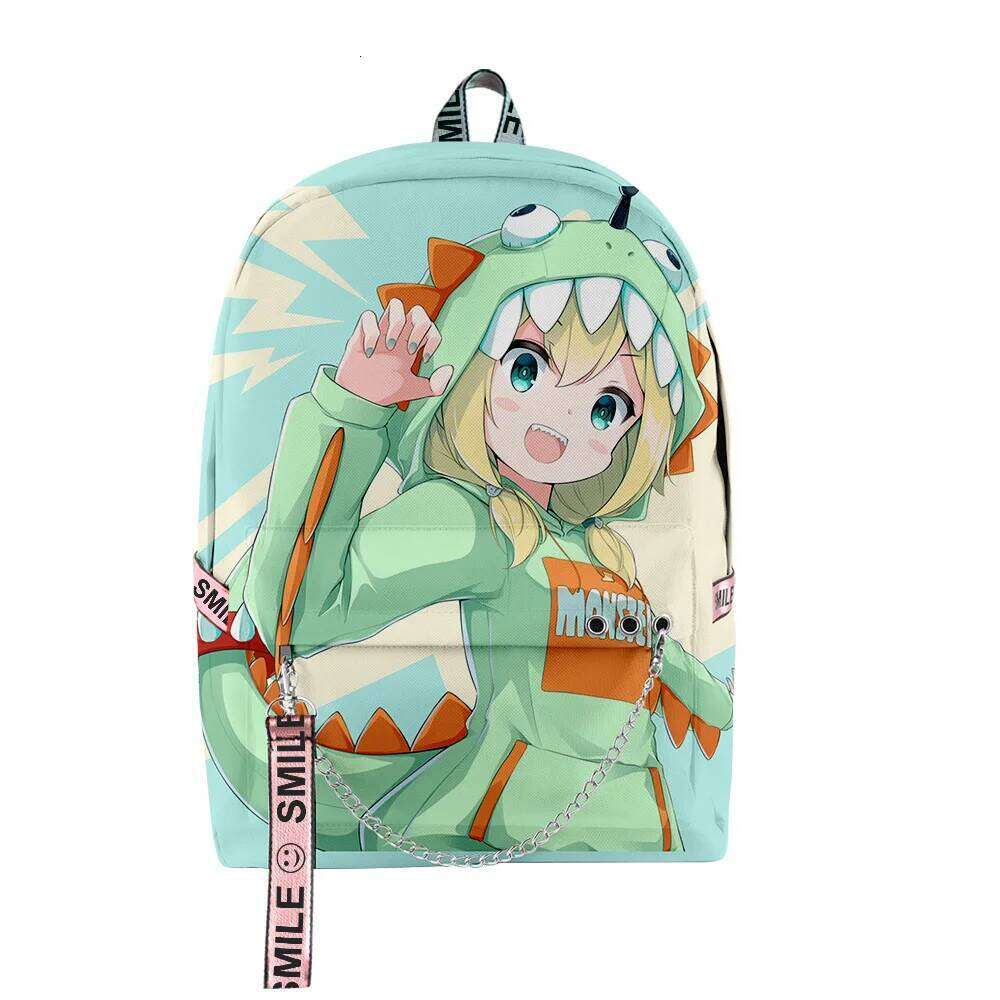 Fashion Novelty Pikamee Anime 3D Print Student School Bags Unisex Oxford Waterproof Notebook multifunction Travel Backpacks
