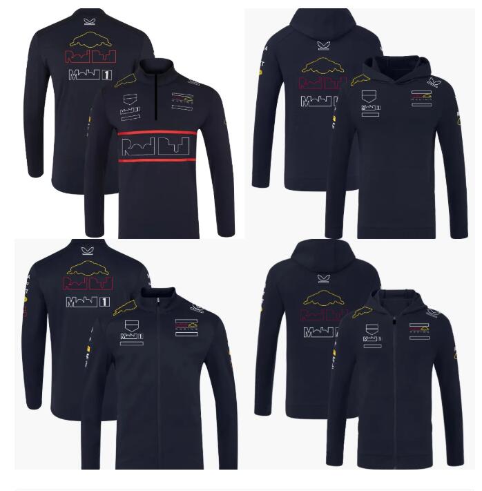 F1 Formula 1 hoodie team lapel T-shirt with the same custom