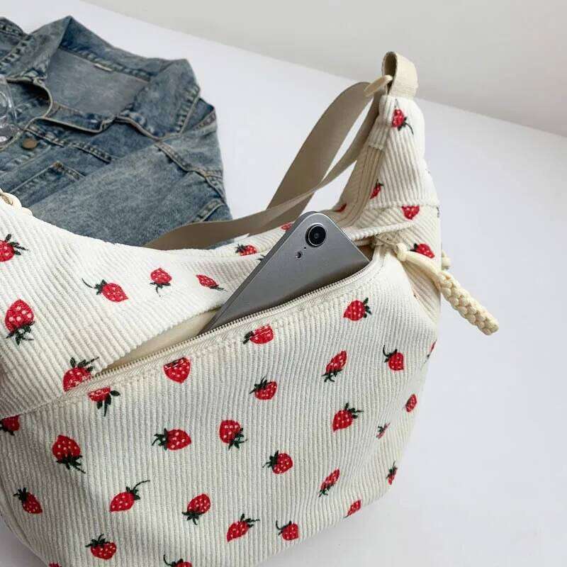 Strawberry Bags for Women Fashion Shoulder Handbag Sweet Crossbody Traveacation Women's Bag Dropshipping