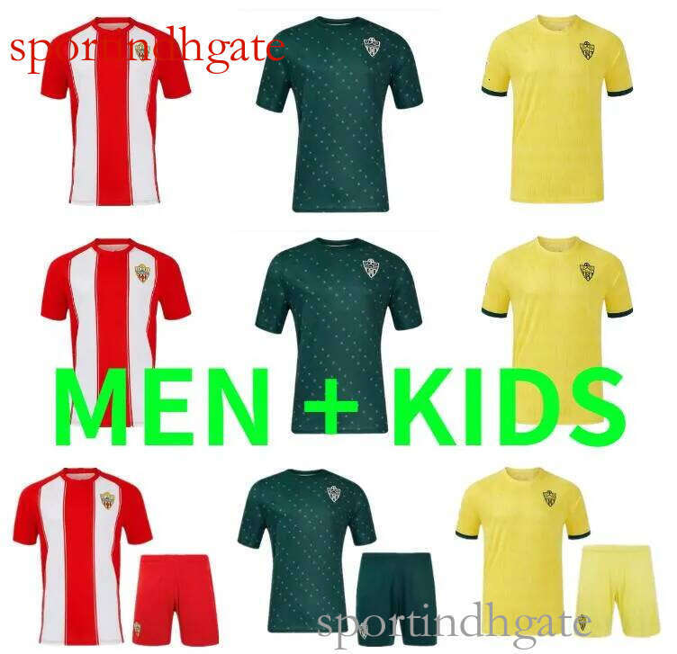 24 25 UD ALMERIA Home Soccer Jerseys 2024 2025 SADIQ #9 DYEGO SOUSA #11 Football Shirt Kit SAMU #30 Maillots De Foot AKIEME #15 JUAN VILLAR #7 Almeria Camiseta