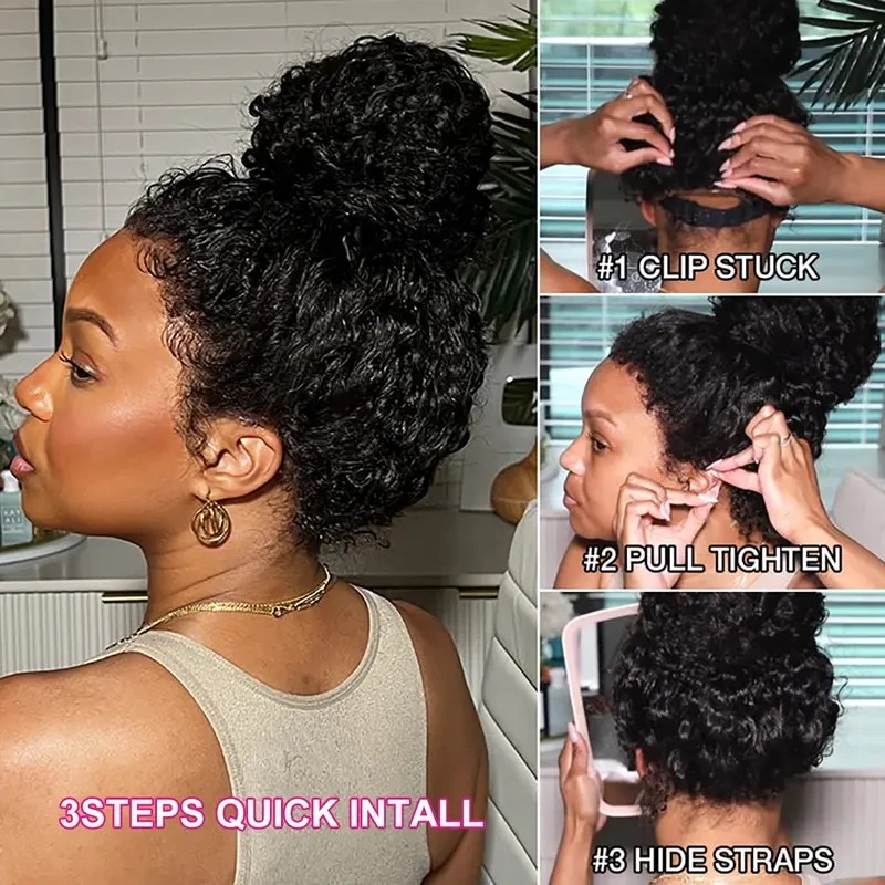 34 Inch Deep Wave Lace Frontal Wig 13x4 360 Hd Curly Human Hair Lace Front Wigs For Women Water Wave Pre Plucked Lace Wigs Synthetic Wig