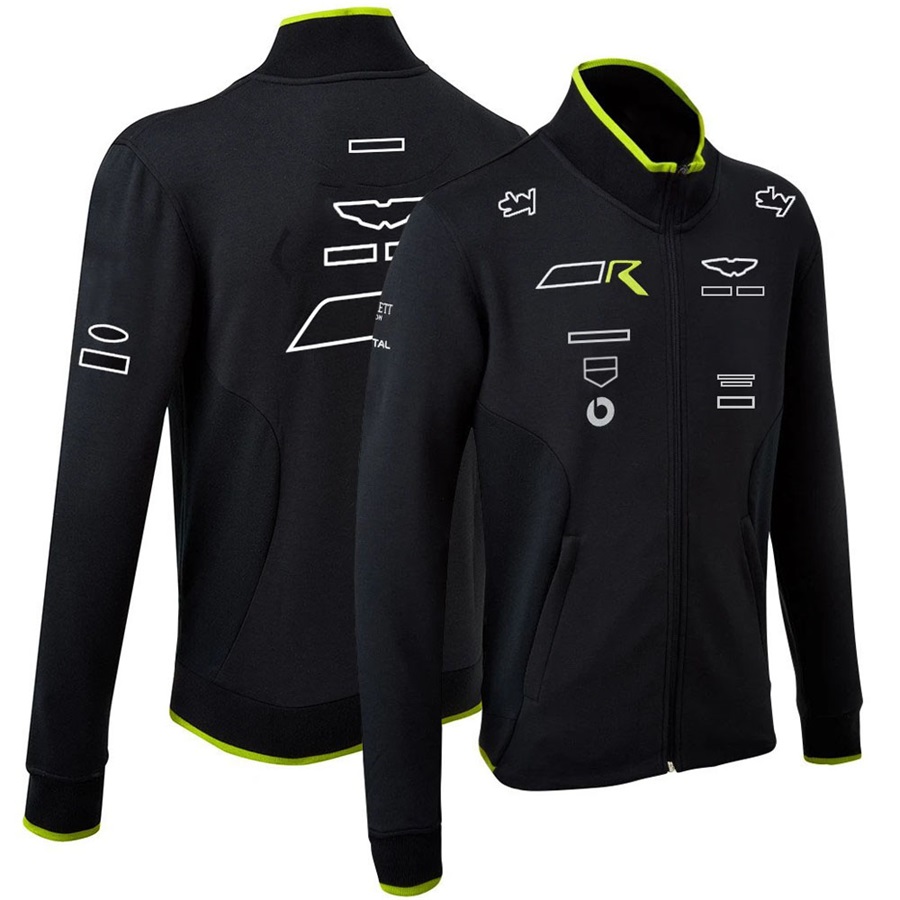 F1 Formula 1 Team Racing Sweater Casual Zipper Sweatshirt Spring and Autumn Car Fans Men's Jacket Hoodie Custom free shipping