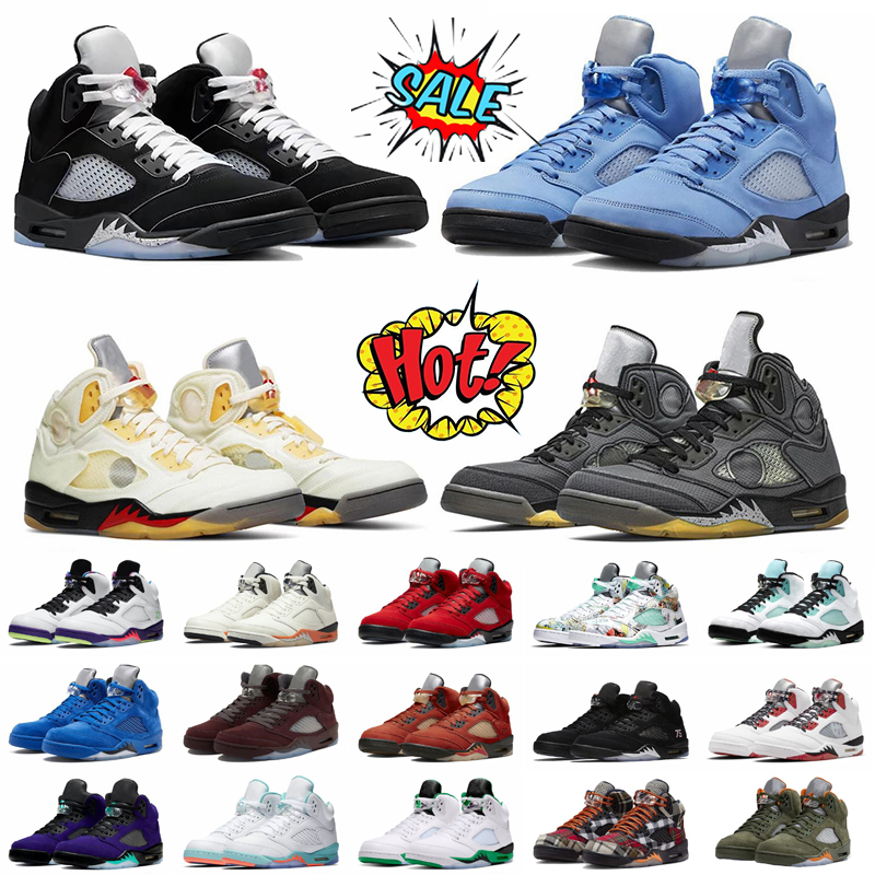 5sDesigner Shoes Basketball Shoes Mens Trainers Fire Red Dark Racer Blue Raging Aqua Red Suede Jade Horizon Sail What The Easter Cement Women Men Sneakers 36-47