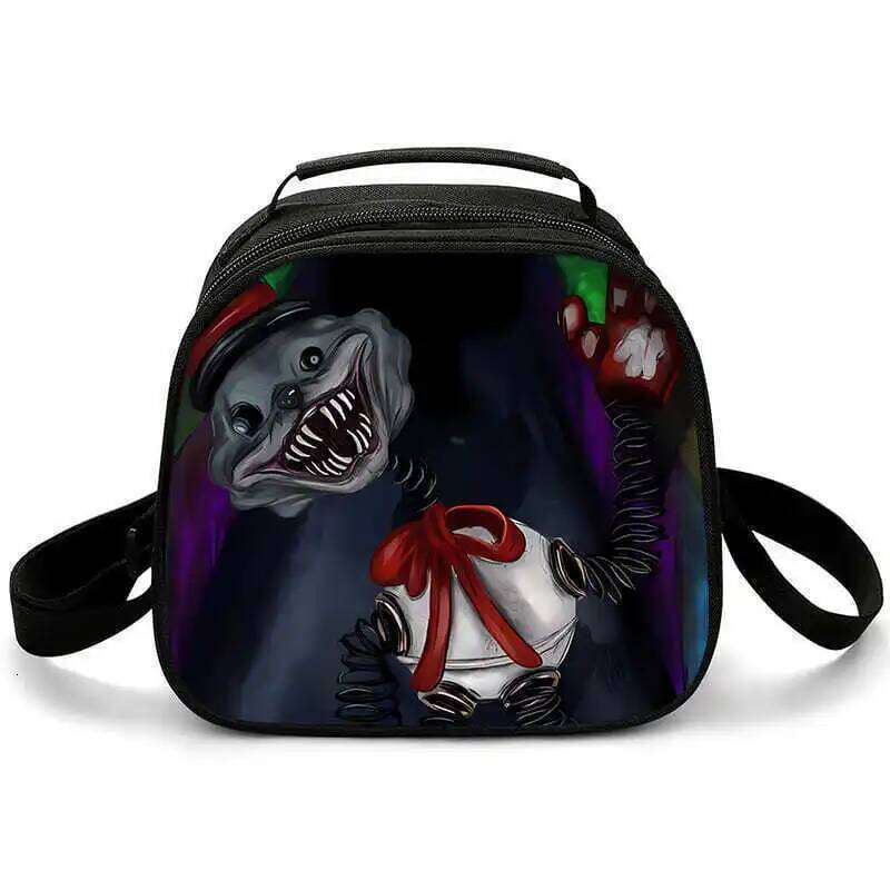 Fashion Crossbody Finding Frankie Semicircle Lunchbox Thermal insulation Food Lunch Bag 3D Printed Insulated Handbags Ice Bags