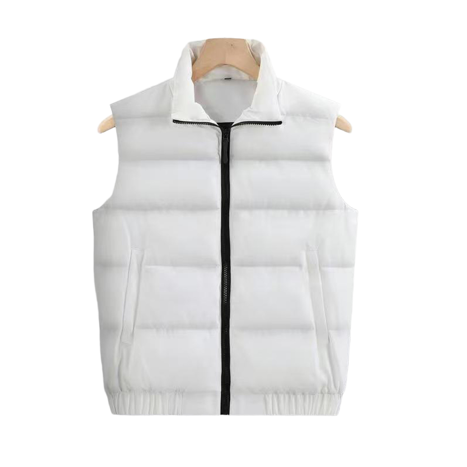 Outdoor Friendly, Cozy Winter Vest: Personalized Logo Option Available