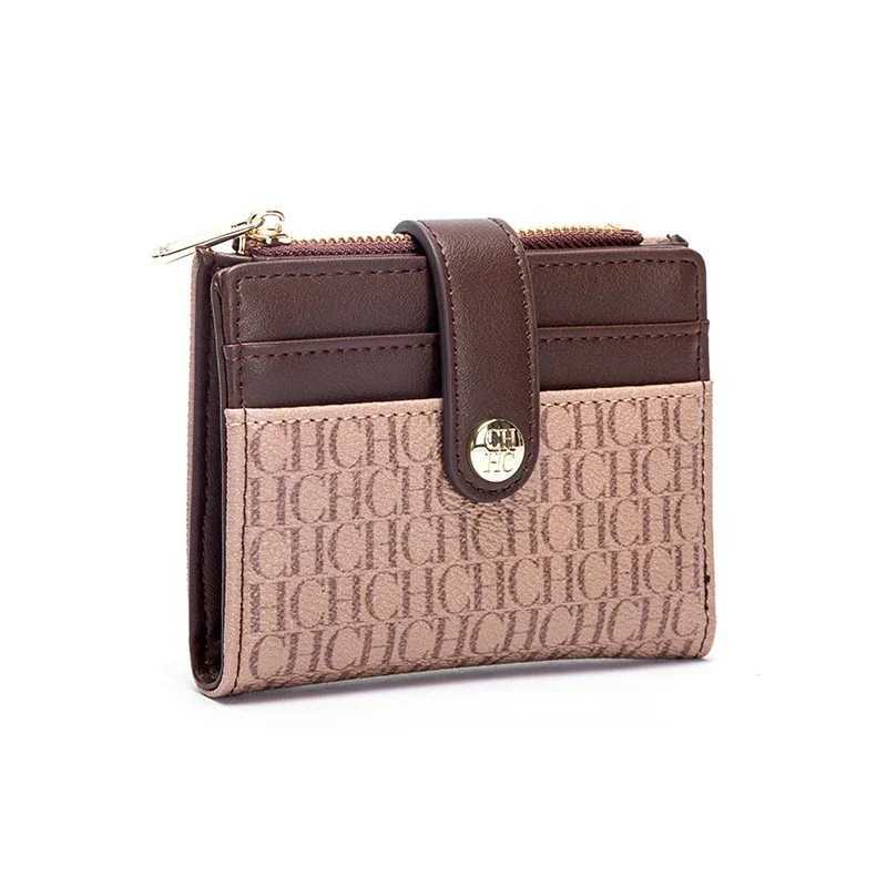 CH Womens Wallet Premium Sense Fashion Womens Card Bag Temperament Convenient Carrying Womens Small Bag Elegant High Quality l25070111