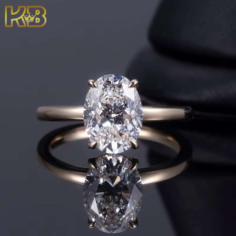 IGI Certified Diamond Rings Woman-Made Created Real Diamond VS Grade Loose HPHT CVD Lab Grown Diamonds