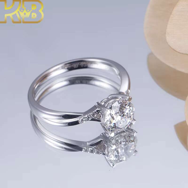 IGI Certified Lab Created Diamond Ring CVD Diamond 925Silver Band Lab Grown Diamond Jewelry for Hip Hop Luxury Designs