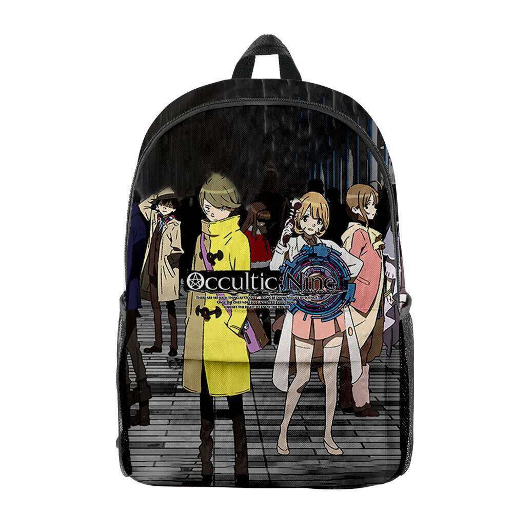 Novelty Cool occurultic nine pupil Bookbag Notebook 3D Print Oxford Waterproof Boys/Girls Travel Backpacks