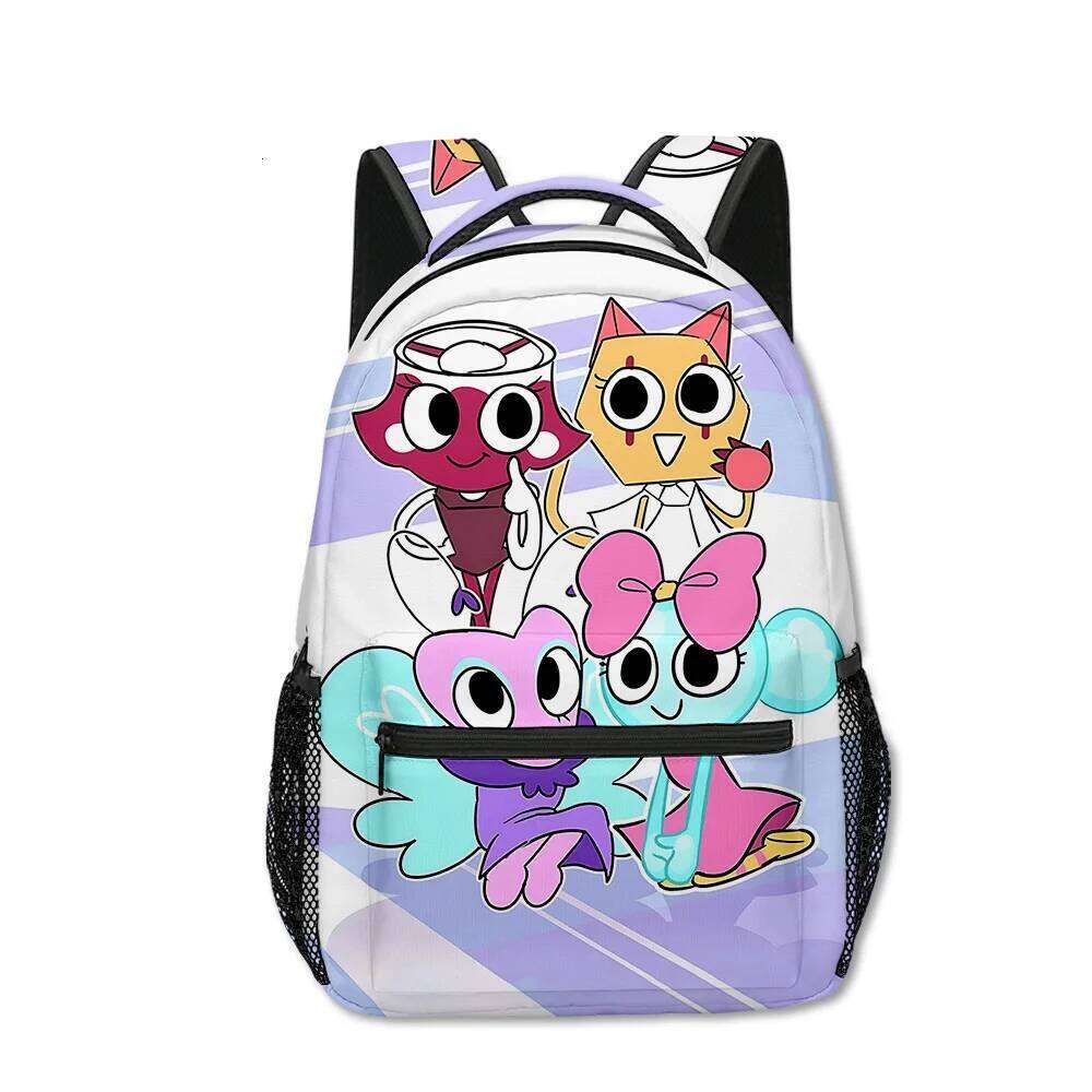 Fashion Novelty Cool Dandy's World student Bookbag Notebook 3D Print Oxford Waterproof Boys/Girls Travel Backpacks