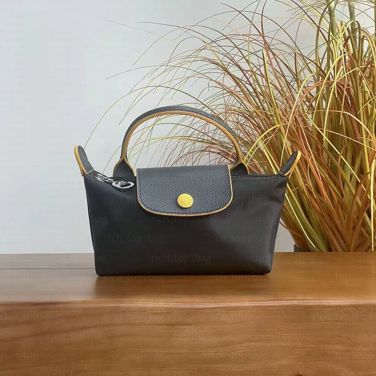 Designer Bags Nylon Tote Handbag Mini Crossbody Travel Shoulder Bag Waterproof Beach Purse with Long Strap