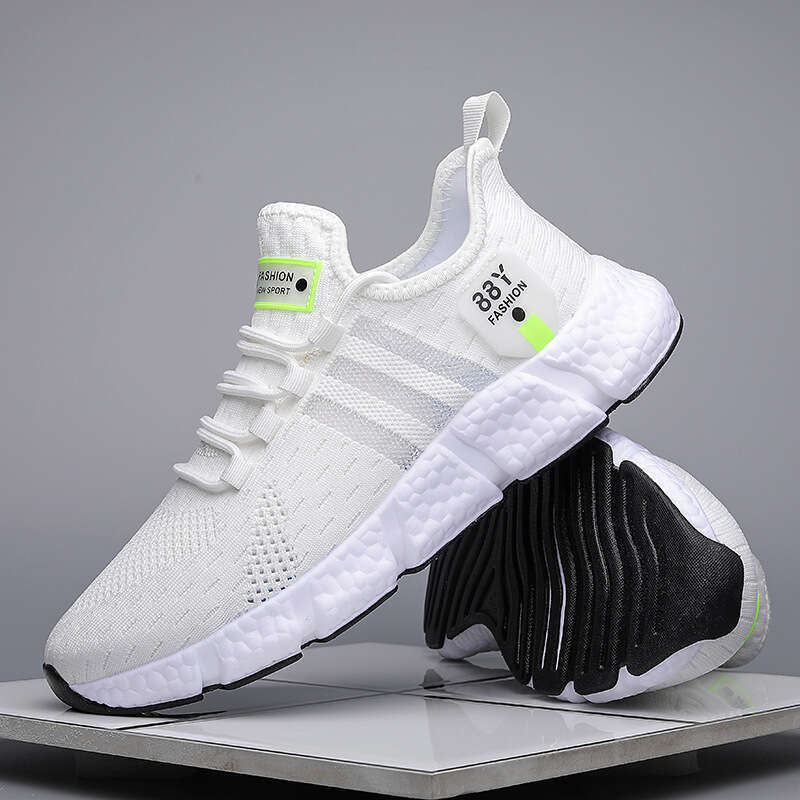 with Cushioning Feel, Summer Mesh Soft Sole Running Shoes, Breathable Non-Slip Men's Student Sports Shoes